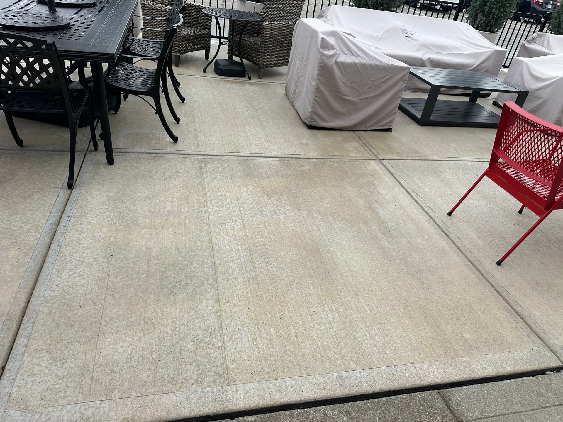Rust Removal Success for Indianapolis Patio